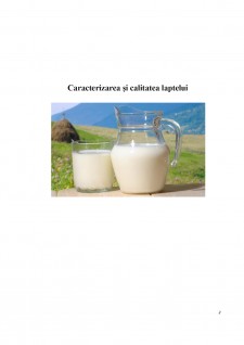 Caracterizarea și calitatea laptelui - Pagina 2