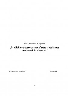 Studiul invertoarelor monofazate și realizarea unui stand de laborator - Pagina 2