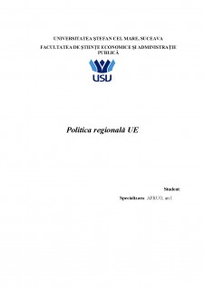 Politica regională UE - Pagina 1