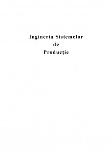 Ingineria sistemelor de producție - Pagina 1
