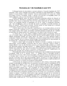 Reviziurea Constituției 1879 - Pagina 1