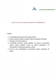Dezvoltarea energiei eoliene în Dobrogea - Pagina 2