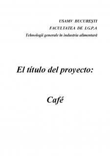 Cafea - Pagina 1