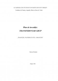Transferoviar Grup - Investiții directe - Pagina 1