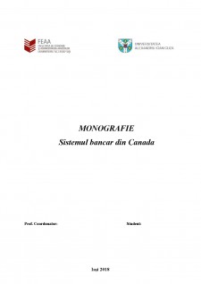 Sistemul bancar din Canada - Pagina 1