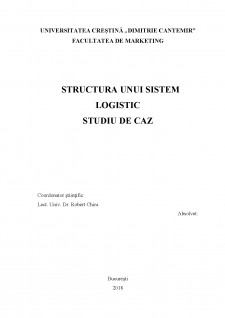 Structura unui sistem logistic - studiu de caz - Pagina 2