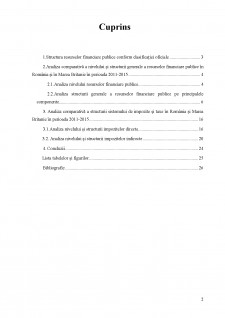 Analiza comparativă a nivelului și structurii resurselor financiare publice (bugetare) în România și Marea Britanie - Pagina 2