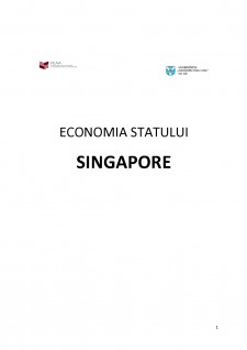 Economia statului Singapore - Pagina 1