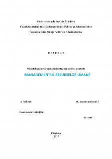 Metodologia reformei administrației publice centrale - Pagina 1