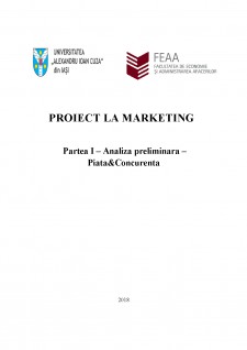 Proiect la marketing - Pagina 1