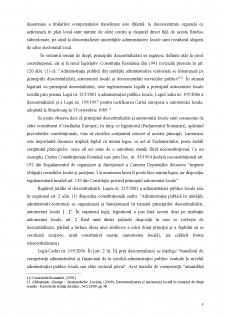 Principiile descentralizării, autonomiei locale și deconcentrării serviciilor publice - Pagina 5