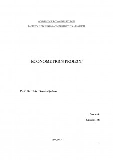 Econometrics - Pagina 1