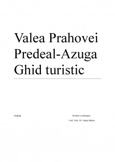 Ghid turistic Valea Prahovei Predeal-Azuga - Pagina 1