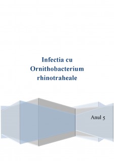 Infecția cu Ornithobacterium rhinotraheale - Pagina 1