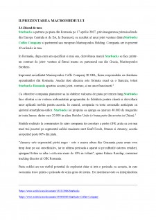 Analiza mediului de afaceri Starbucks România - Pagina 5