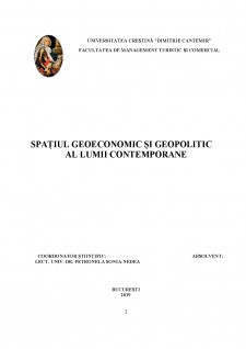 Spațiul geoeconomic și geopolitic al lumii contemporane - Pagina 2