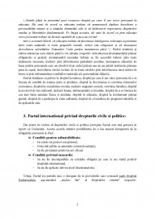 Pactele internaționale ale drepturilor omului - Pagina 2