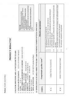 Proiect didactic - Contractul de munca - Pagina 1