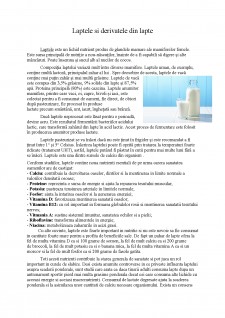 Laptele și derivatele din lapte - Pagina 2