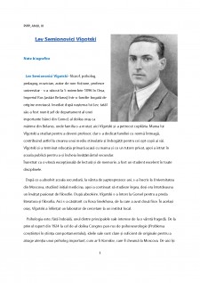 Lev Semionovici Vigotski bibliografie - Pagina 1