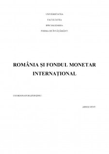 România și Fondul Monetar Internațional - Pagina 1