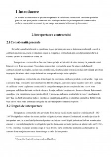 Interpretarea și calificarea contractului civil - Pagina 3