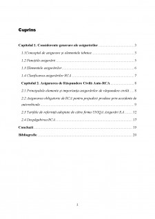 Studiu de caz privind asigurarea de răspundere civilă auto RCA conform firmei UNIQA Asigurări SA - Pagina 2