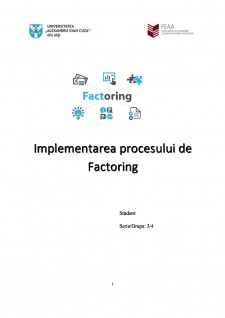 Implementarea procesului de Factoring - Pagina 1