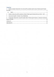 Analiza evoluției indicatorilor din contul profit și pierdere pentru Ceska exportni banka - Pagina 2