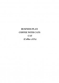 Business plan coffee with cats (Coffee cATs) - Pagina 1