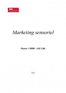 Marketing sensoriel - Pagina 1