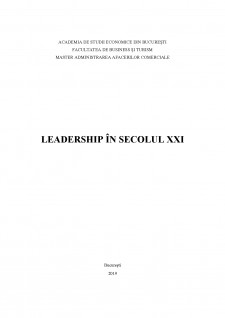 Leadership în secolul XXI - Pagina 1