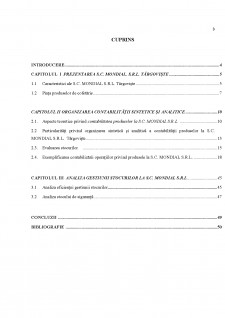 Organizarea contabilității produselor la SC Mondial SRL - Pagina 3