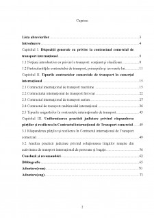 Particularitățile contractului comercial de transport internațional - Pagina 2