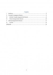 Managementul financiar al unei entități economice - noțiuni generale - Pagina 2