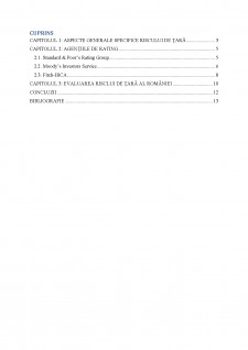 Evaluarea riscului de țară de către agențiile de rating - abordare comparativă - Pagina 2