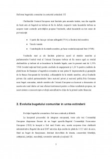 Reforma bugetului comunitar în contextul extinderii UE - Pagina 4
