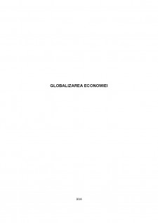 Globalizarea economiei - Pagina 1