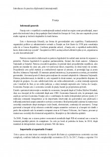 Introducere în practica diplomatică internațională - Franța - Pagina 1