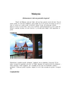 Malaysia - destinație de vis - Pagina 1