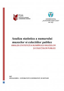 Analiza statistică a numărului muzeelor și colecțiilor publice - Pagina 1