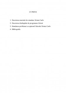 Simularea proceselor economice - metoda Monte Carlo - Pagina 2