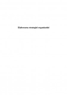 Elaborarea strategiei organizației - Pagina 1