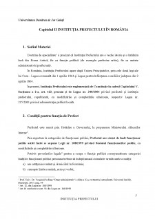 Instituția prefectului - Analiza comparativă cu instituția prefectului în Franța - Pagina 5