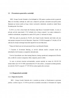 Analiza operațională și strategică a întreprinderii BRD - Groupe Societe Generale - Pagina 2