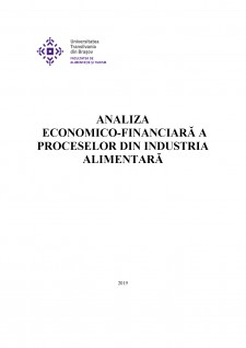 Analiza economico-financiară a proceselor din industria alimentară - Pagina 1