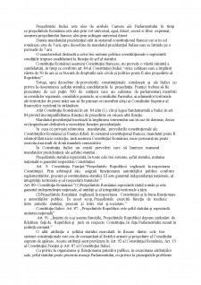 Rolul șefului statului conform constituțiilor din România, Franța și Italia - Pagina 3