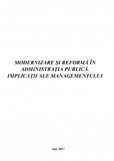 Modernizare și reformă în administrația publică - implicații ale managementului - Pagina 1