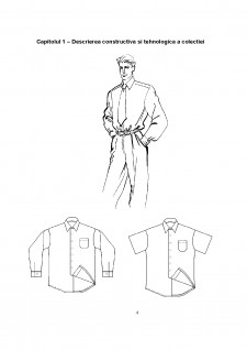 Proiectarea tehnologică a unei colecții de modele (cămașă pentru bărbați) - Pagina 4