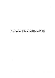 Prequential likelihood ratio - Pagina 1